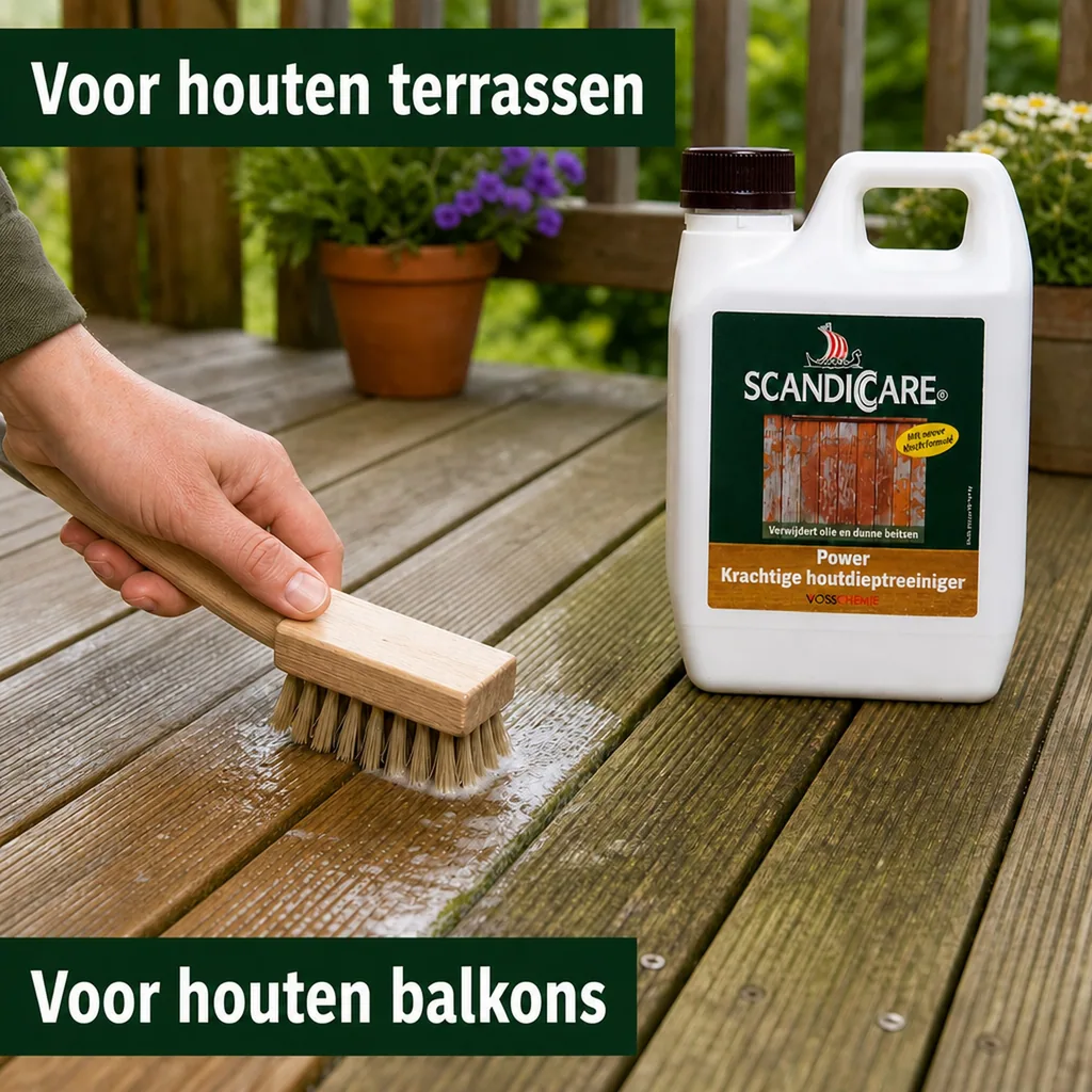 Hout dieptereiniger 1 Liter, houtreiniger, hout schoonmaken