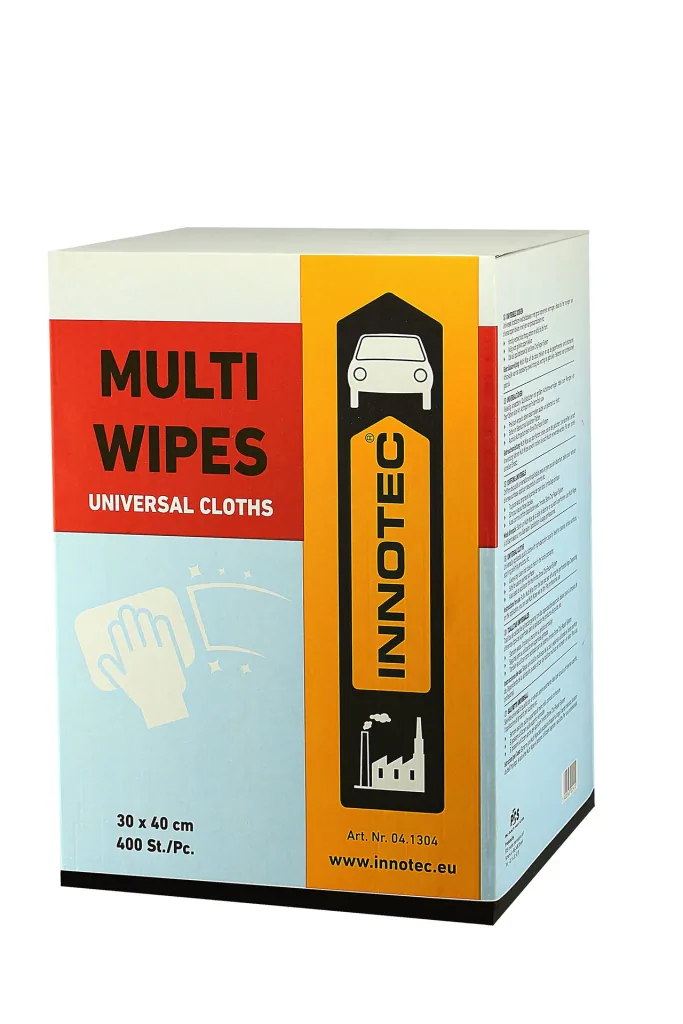 Reinigingsdoekjes, poetsdoekjes, INNOTEC Multi Wipes, 400 stuks, schoonmaakdoekjes