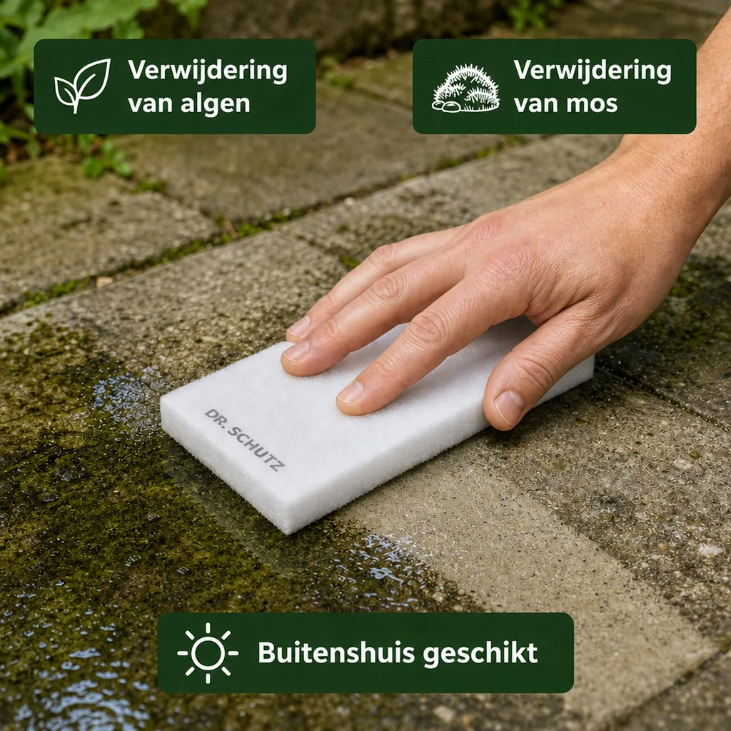 Handpad, 5 stuks, wit, 12 x 25 x 0,6cm, schuurpad