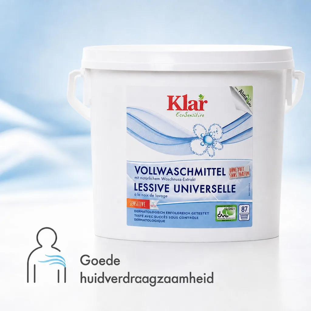 Waspoeder 4,4kg, natuurlijk wasmiddel met wasnoot extract