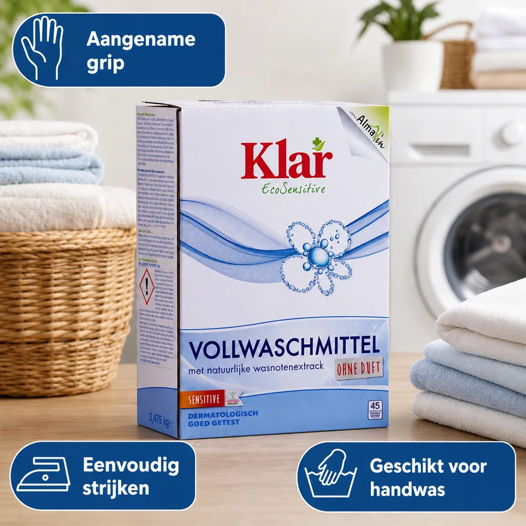 Waspoeder, Wasmiddel poeder, natuurlijk wasmiddel met wasnoten, 2,475kg