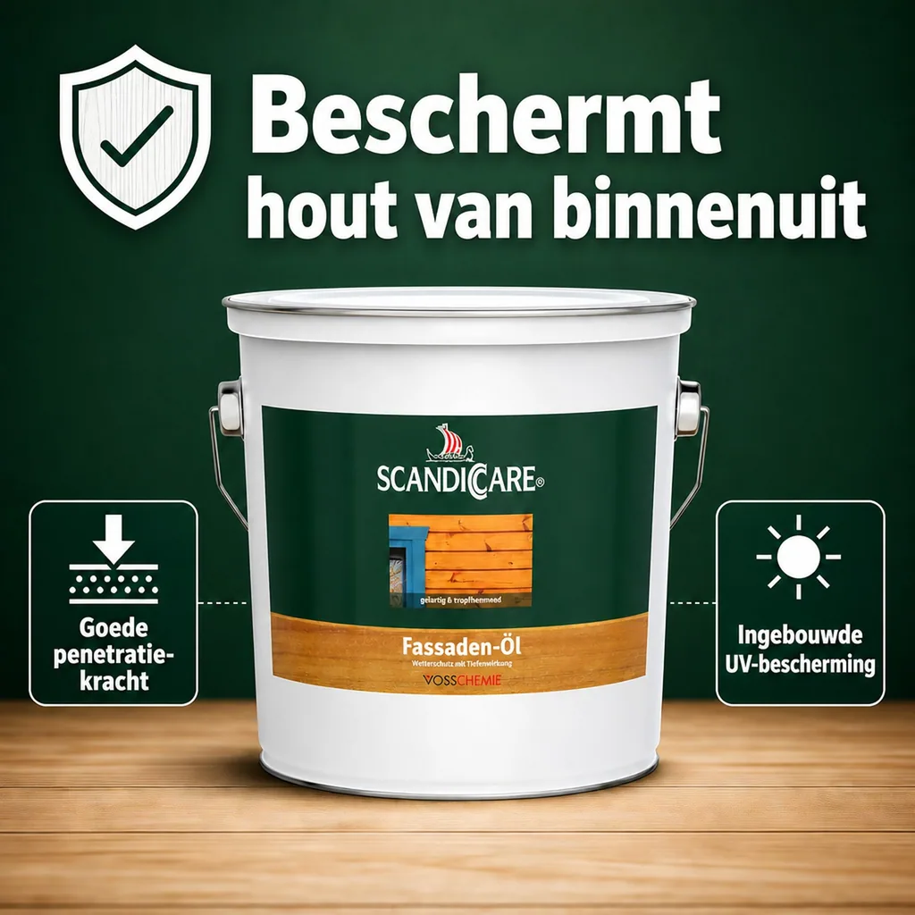 Gevelolie 3 Liter, kleurloze houtolie, houtolie buiten, transparante houtolie