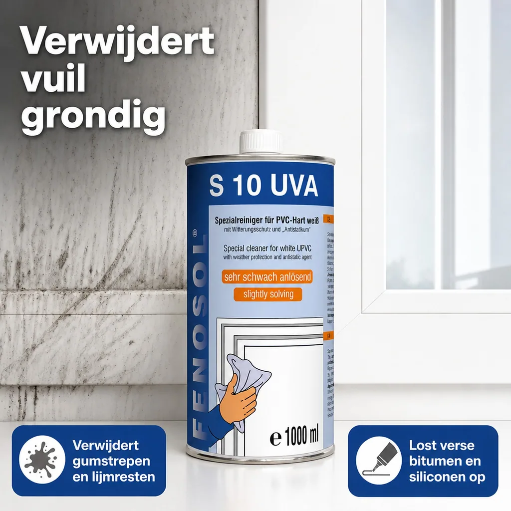 Kunststof reiniger, Fenosol S 10, UVA reiniger, 1 liter, zwak anlosend