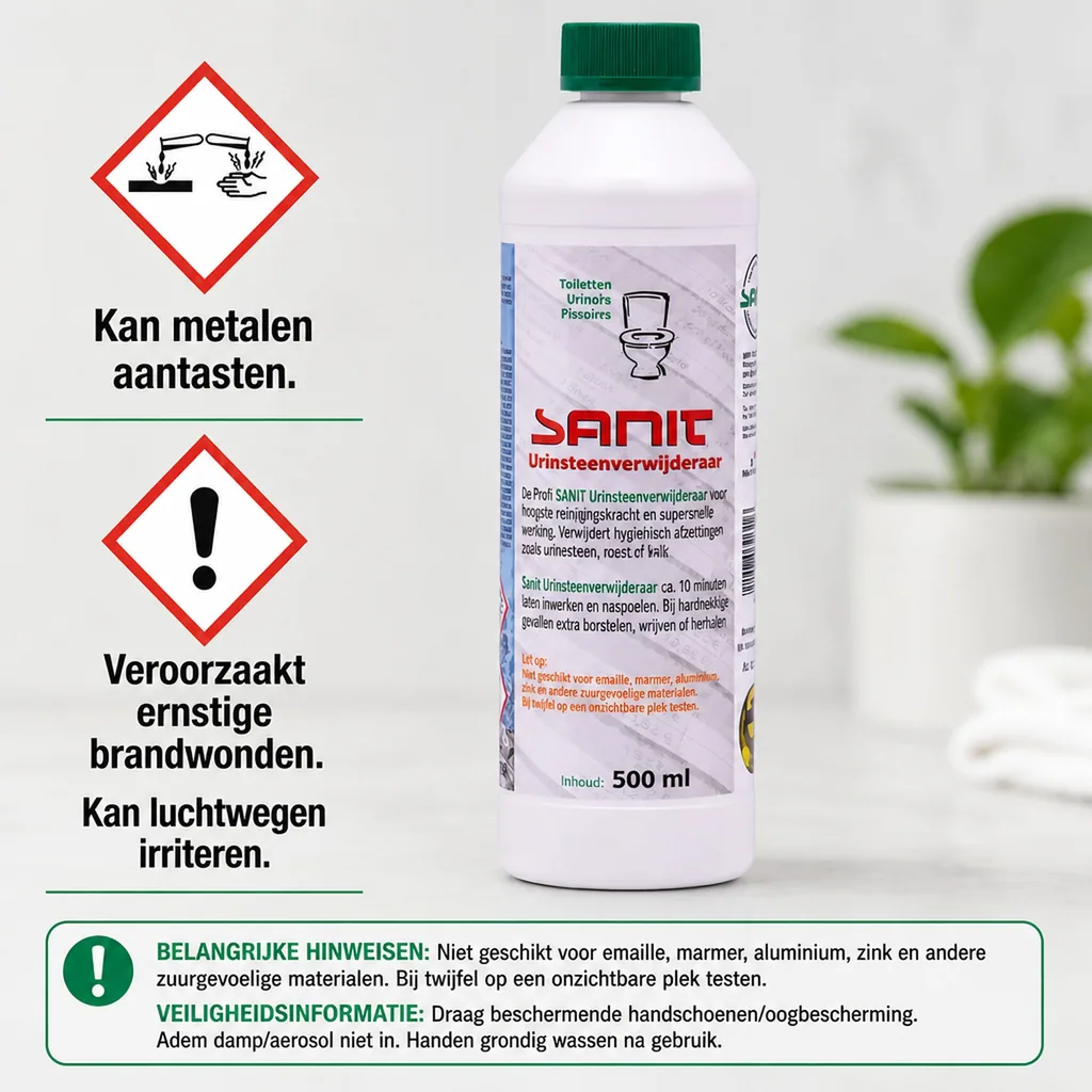 Urinesteen verwijderaar, Urinesteen toilet, Urinesteen reiniger, 500 ml