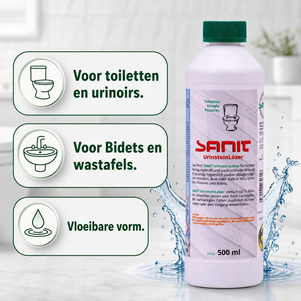 Urinesteen verwijderaar, Urinesteen toilet, Urinesteen reiniger, 500 ml