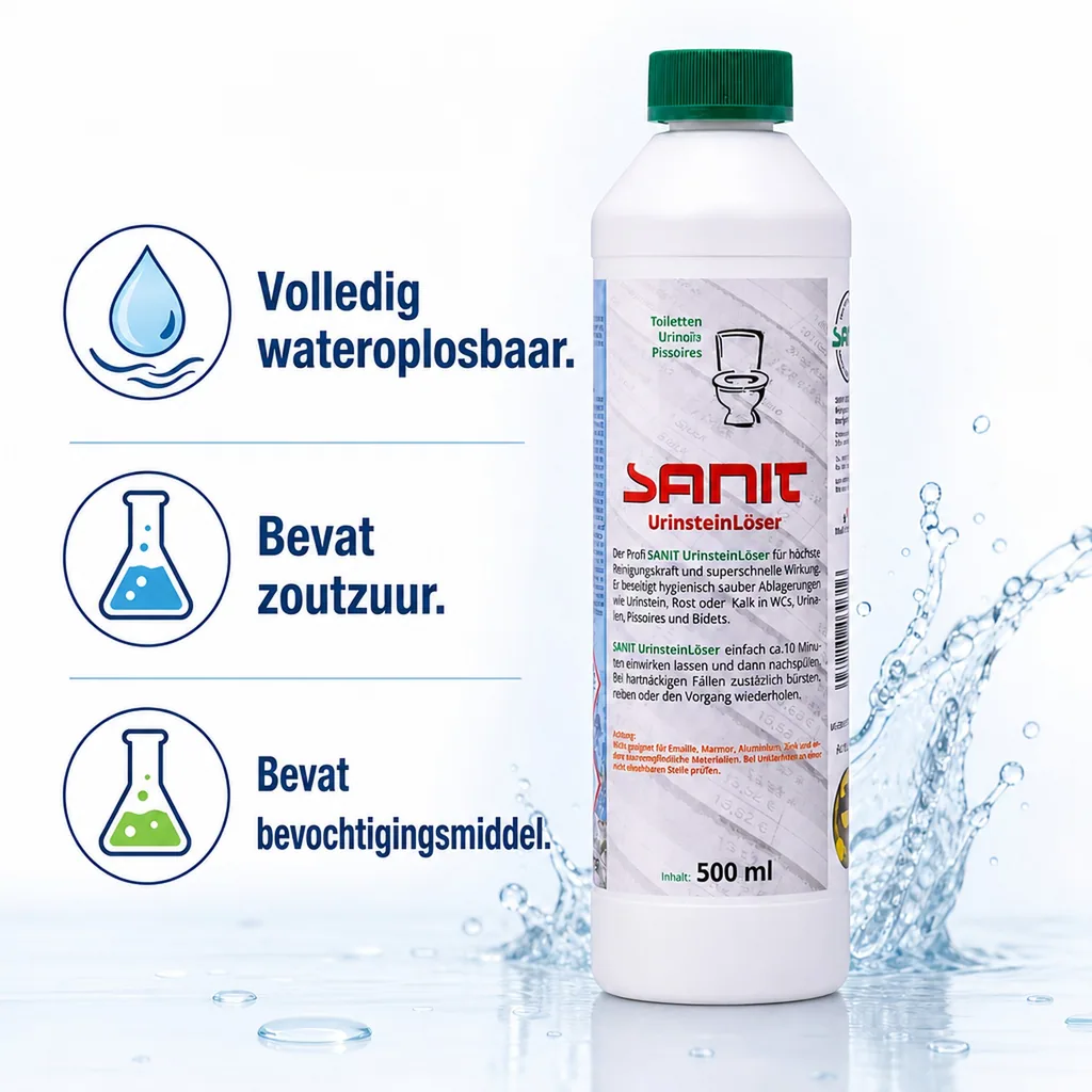 Urinesteen verwijderaar, Urinesteen toilet, Urinesteen reiniger, 500 ml