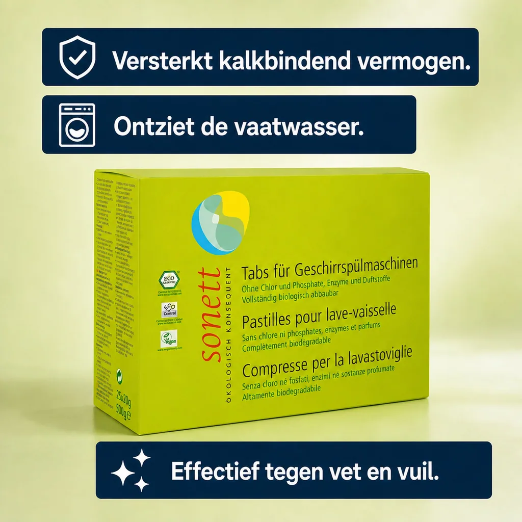 Vaatwastabletten 500 g, 25 stuks, vaatwasser tabletten, vaatwasmiddel tabletten