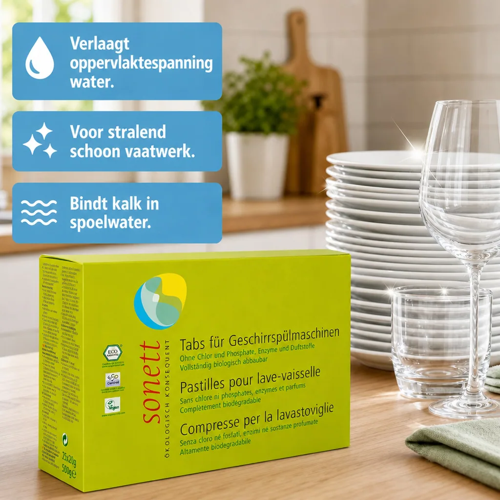 Vaatwastabletten 500 g, 25 stuks, vaatwasser tabletten, vaatwasmiddel tabletten
