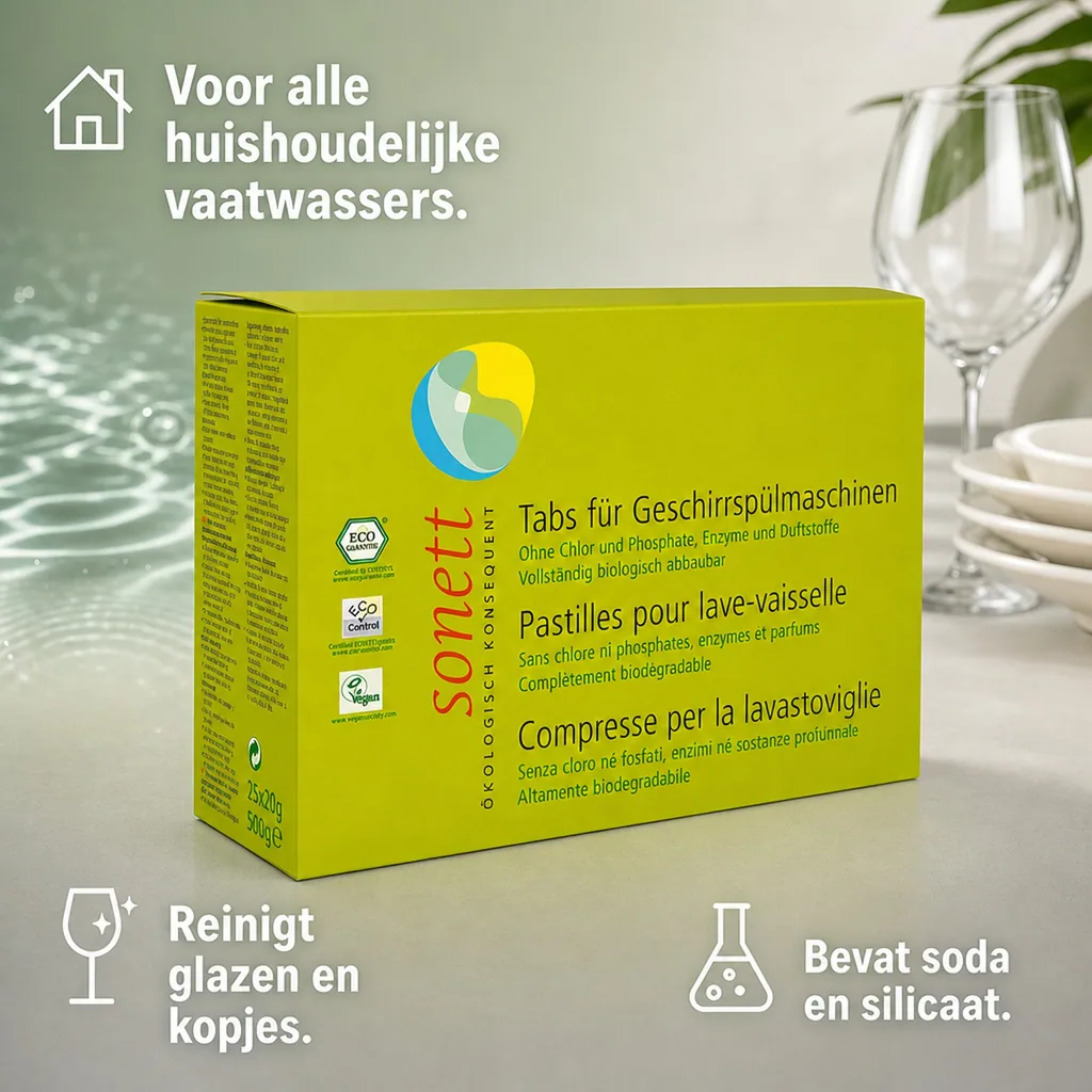 Vaatwastabletten 500 g, 25 stuks, vaatwasser tabletten, vaatwasmiddel tabletten