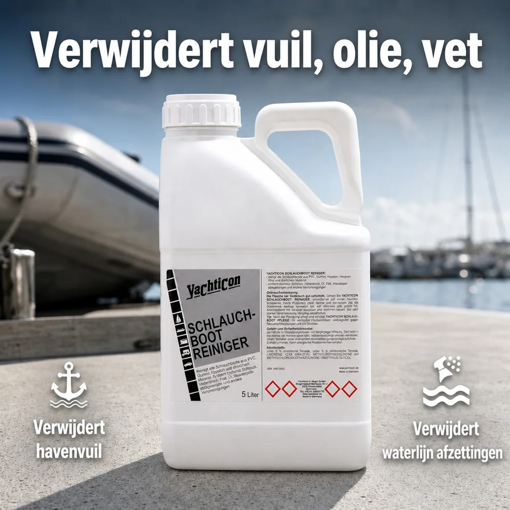 Rubberboot Reiniger 5 Liter, Opblaasboot Reiniger, Boot Schoonmaken