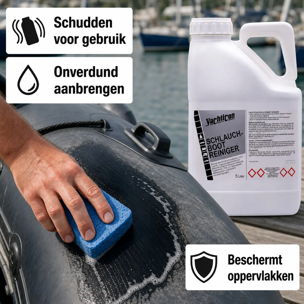 Rubberboot Reiniger 5 Liter, Opblaasboot Reiniger, Boot Schoonmaken