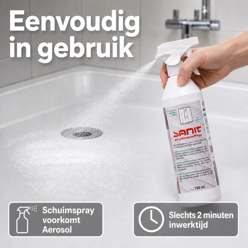 Acrylreiniger 750 ml, Acryl schoonmaakmiddel, Acryl reinigen