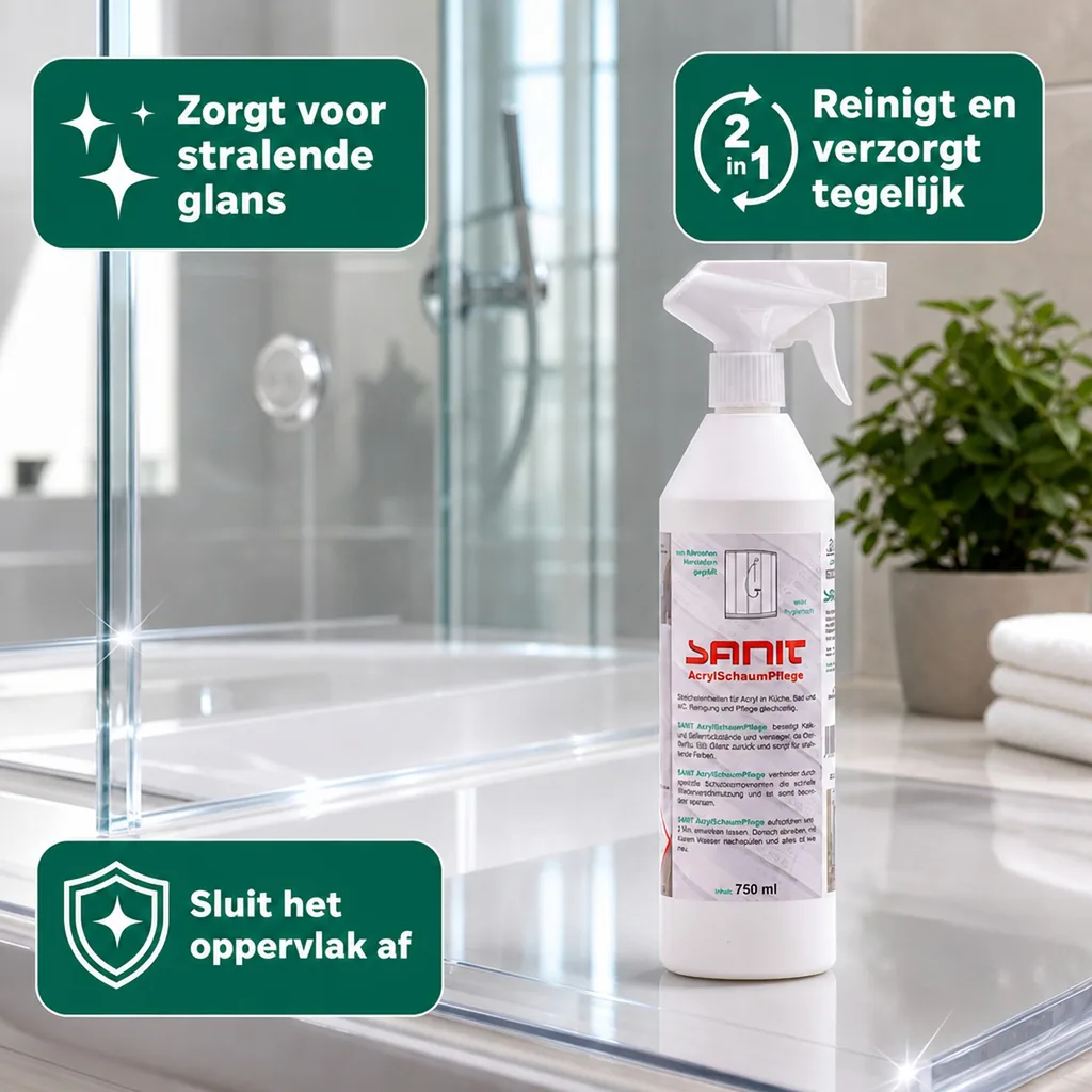 Acrylreiniger 750 ml, Acryl schoonmaakmiddel, Acryl reinigen
