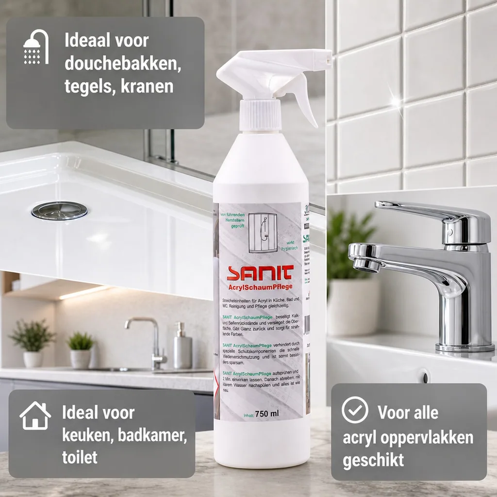 Acrylreiniger 750 ml, Acryl schoonmaakmiddel, Acryl reinigen
