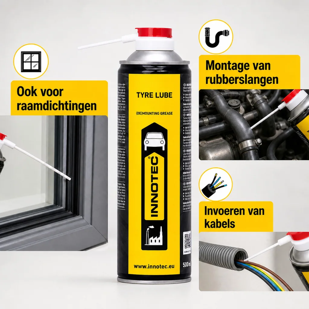 Banden montage spray, banden glijmiddel, 500 ml