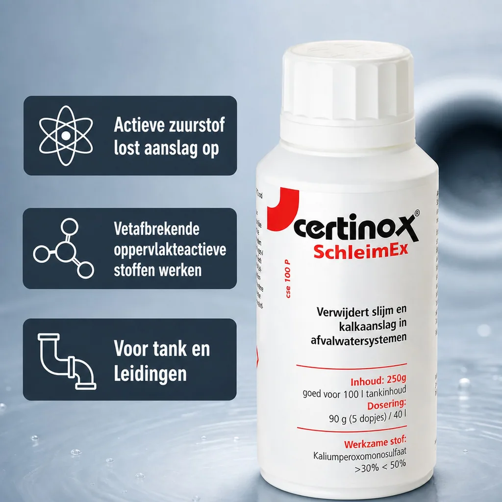 Watertank reiniger, tank reinigen, 250 g poeder