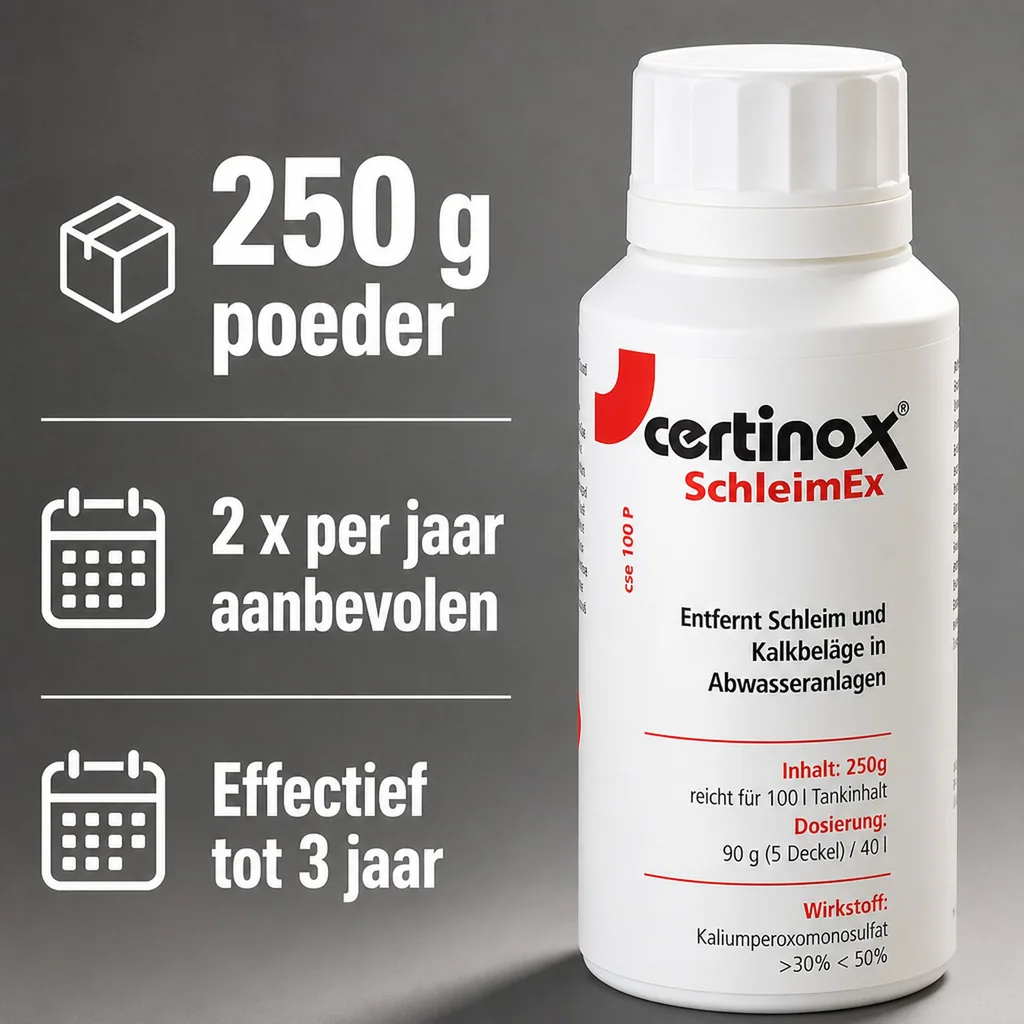 Watertank reiniger, tank reinigen, 250 g poeder