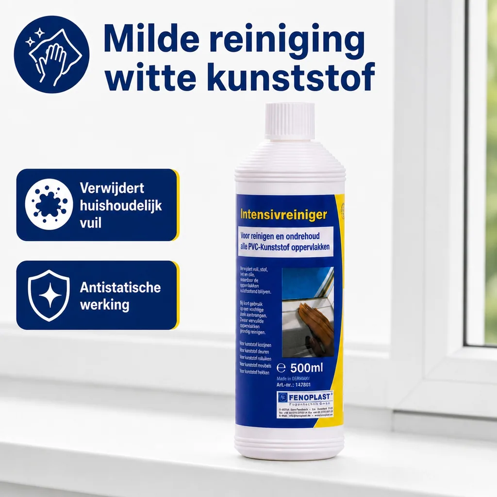 PVC reiniger, Kunststof reiniger, Intensief reiniger, 500ml, voor witte kunststof