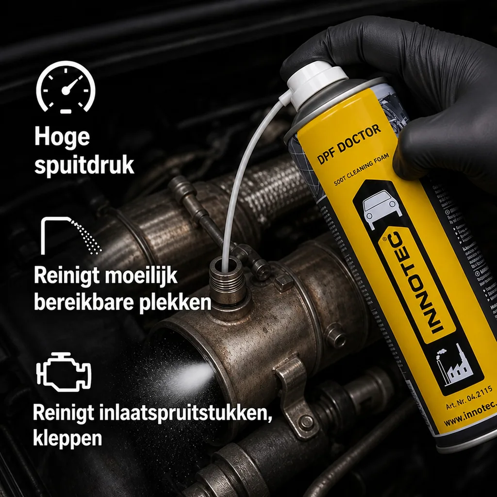DPF reiniger 500 ml, roetfilter reiniger incl. witte spuitsonde