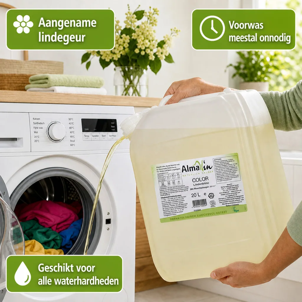 Vloeibaar wasmiddel kleur, 20 liter, wasmiddel voor gekleurde was