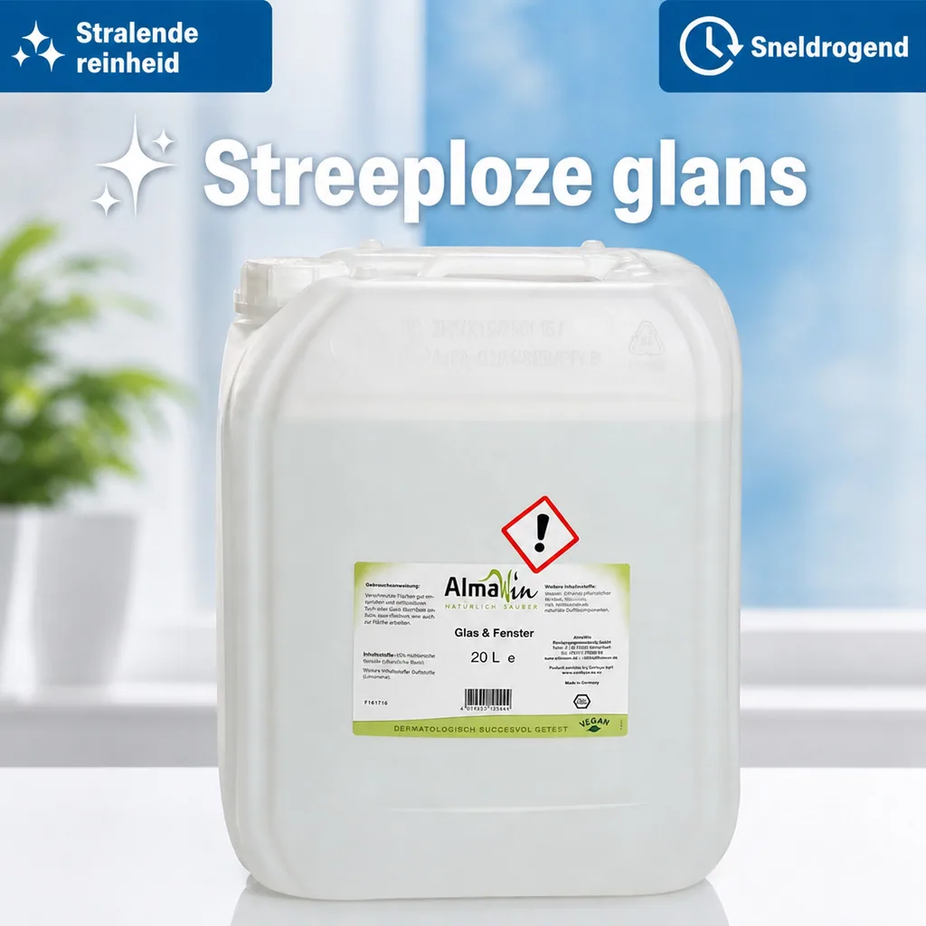 Glasreiniger 20 Liter, professionele glasreiniger, ecologische glasreiniger