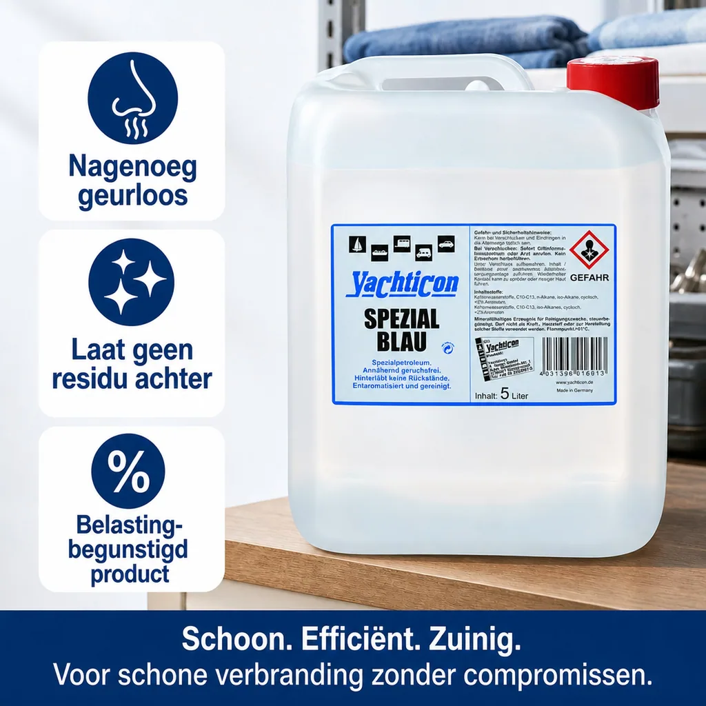 Petroleum 5 liter, Blauwe petroleum