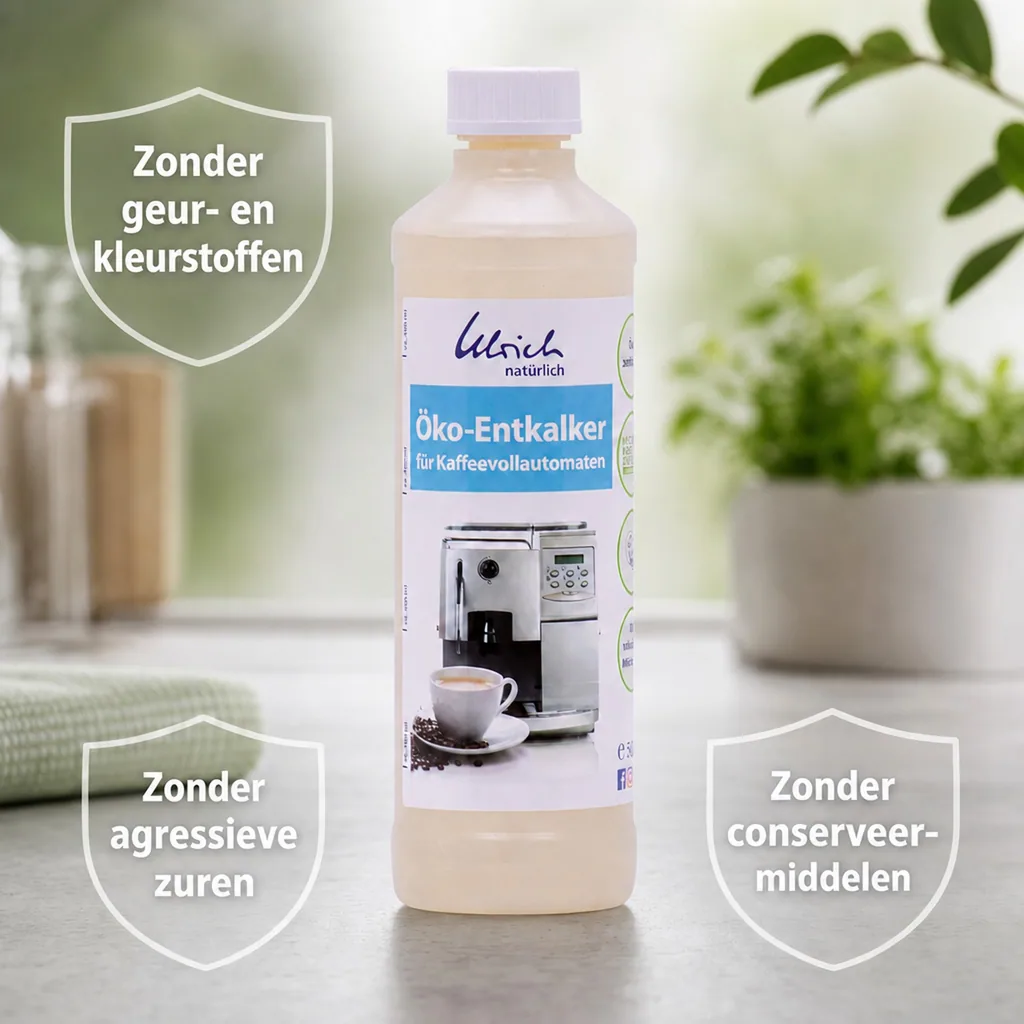 Ontkalker koffiemachine, 500 ml, Eco ontkalker, Natuurlijke ontkalker