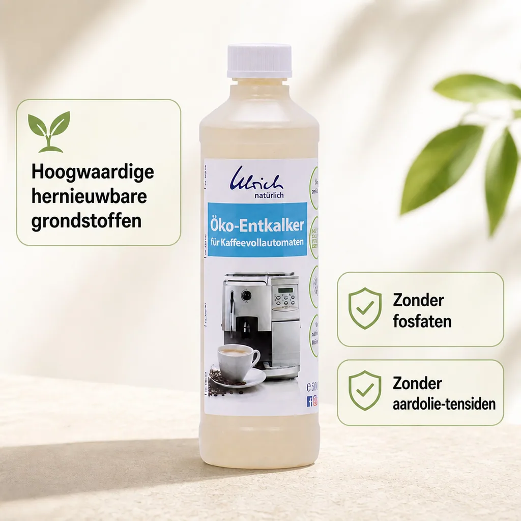Ontkalker koffiemachine, 500 ml, Eco ontkalker, Natuurlijke ontkalker