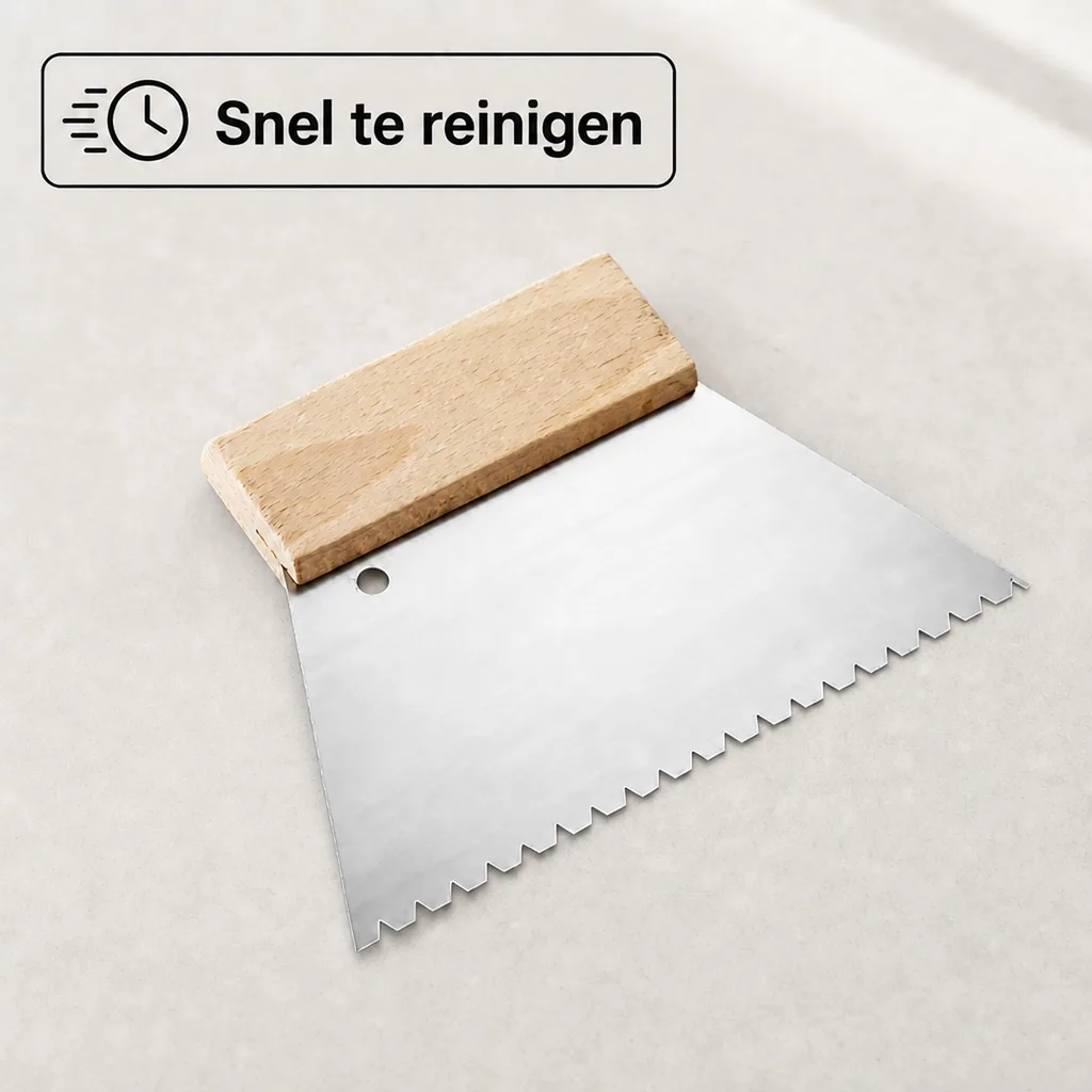 Tandspaan, Vloerspaan, Spaan, Lijmkam, Tandspaan vloer, Tandspaan B6, Gekartelde spaan, 850 G/m² B6 grob 180 mm/150 mm