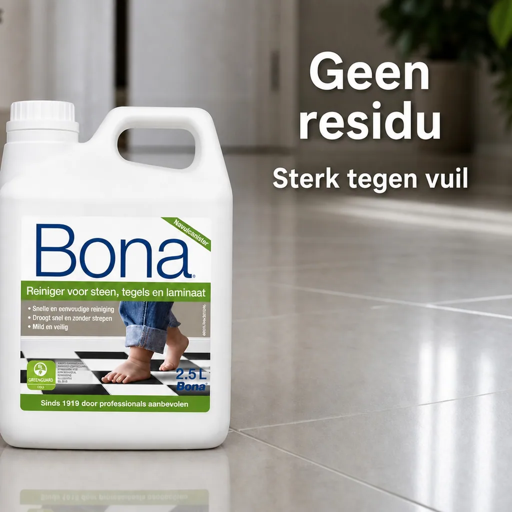 Laminatreiniger, tegels reinigen, steenreiniger, 2,5 Liter, voor spray mop