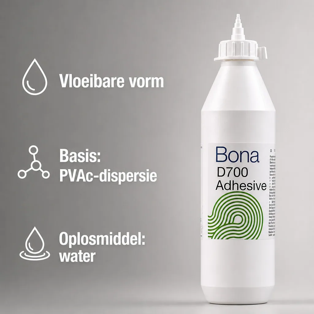 Parketlijm 750 ml, houtlijm D3, witte houtlijm, parket lijm