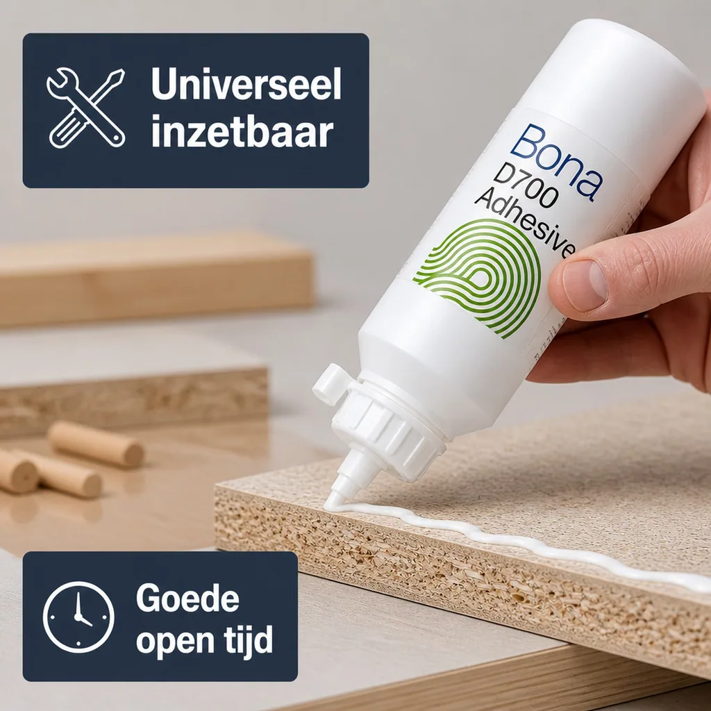 Parketlijm 750 ml, houtlijm D3, witte houtlijm, parket lijm