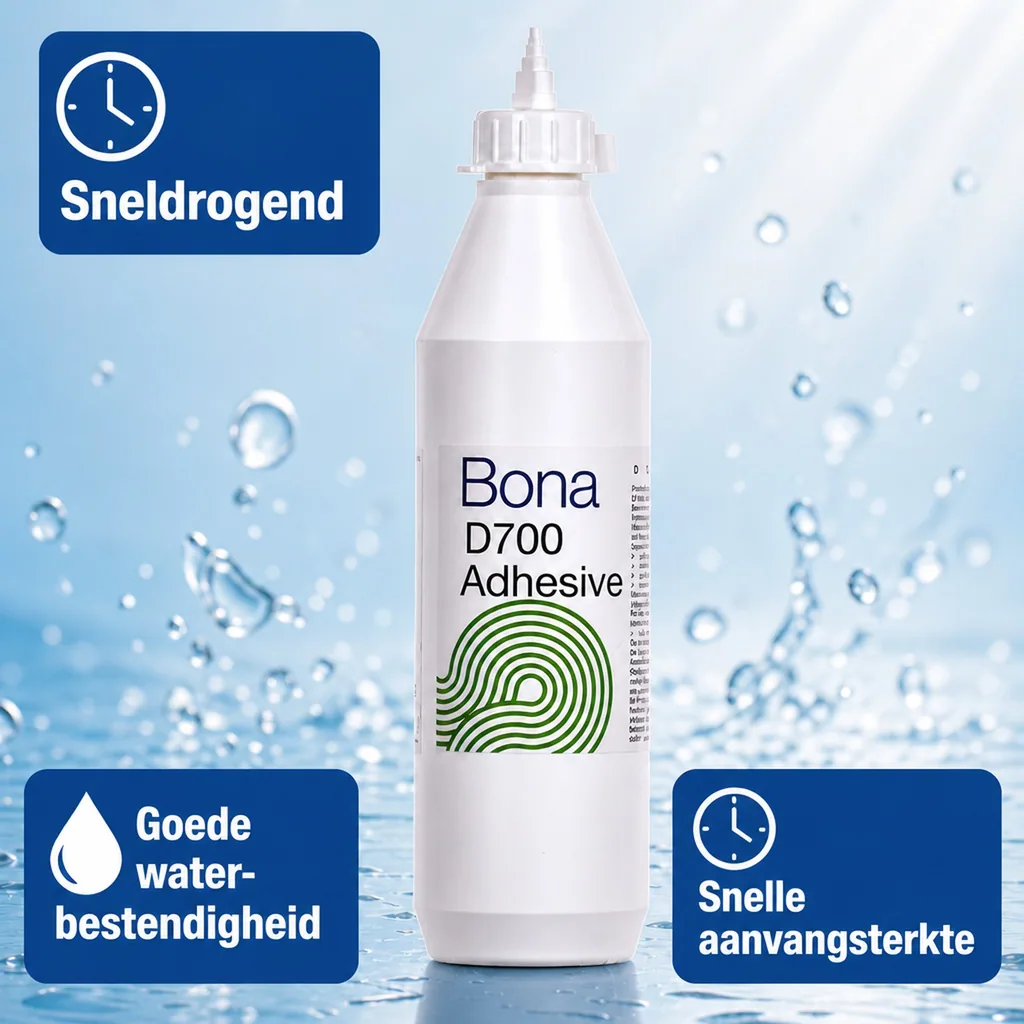 Parketlijm 750 ml, houtlijm D3, witte houtlijm, parket lijm