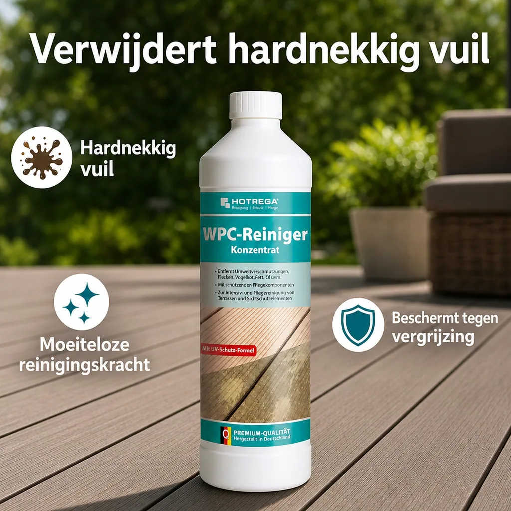 WPC reiniger concentraat, Terras reiniger WPC, 1 Liter