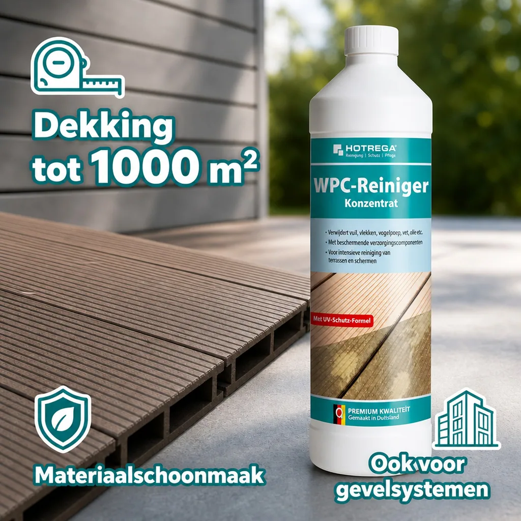 WPC reiniger concentraat, Terras reiniger WPC, 1 Liter