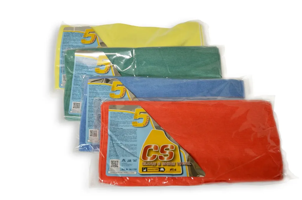Poetsdoeken, Reinigingsdoeken, Groene poetsdoek, 5 stuks