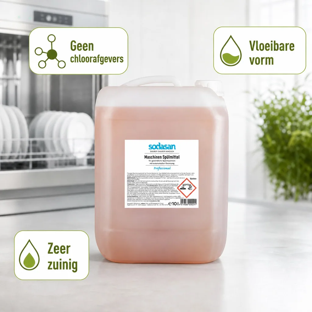 Vaatwasmiddel vloeibaar 10 Liter, machinale vaatwasmiddel