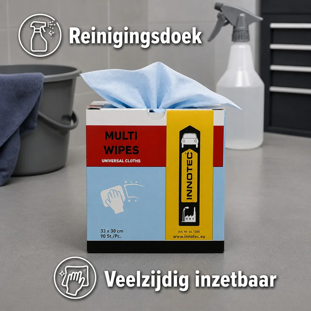 Reinigingsdoekjes, 90 stuks, Poetsdoekjes, Multi Wipes, Poliertücher