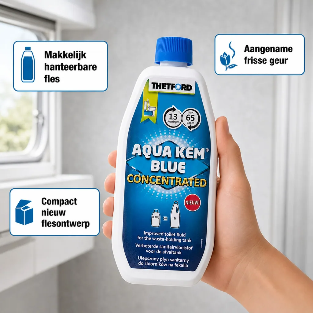 Toiletvloeistof, camping toilet vloeistof, chemisch toilet vloeistof, toilet vloeistof camping, mobiel toilet vloeistof, camping toilet vloeistof blauw, toiletvloeistof concentraat