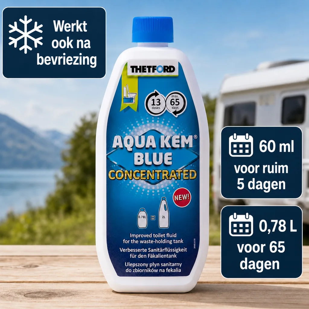 Toiletvloeistof, camping toilet vloeistof, chemisch toilet vloeistof, toilet vloeistof camping, mobiel toilet vloeistof, camping toilet vloeistof blauw, toiletvloeistof concentraat