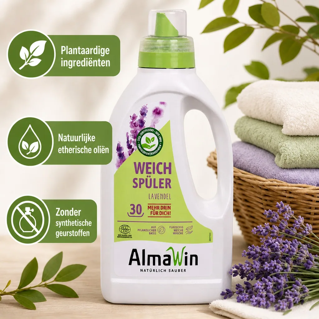 Wasverzachter, lavendel wasverzachter, natuurlijke wasverzachter, 750 ml