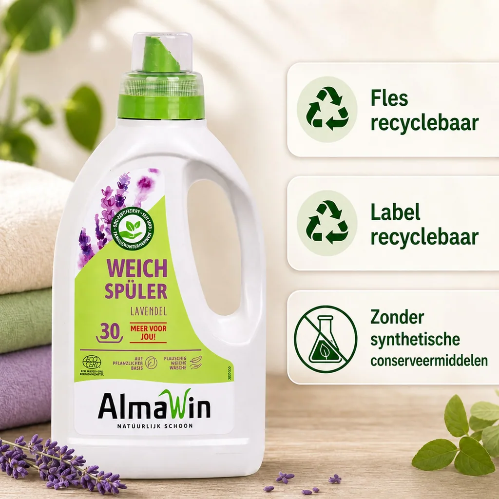 Wasverzachter, lavendel wasverzachter, natuurlijke wasverzachter, 750 ml