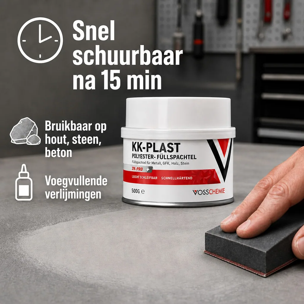 Polyesterplamuur, 2K plamuur, 500 g, plamuur auto
