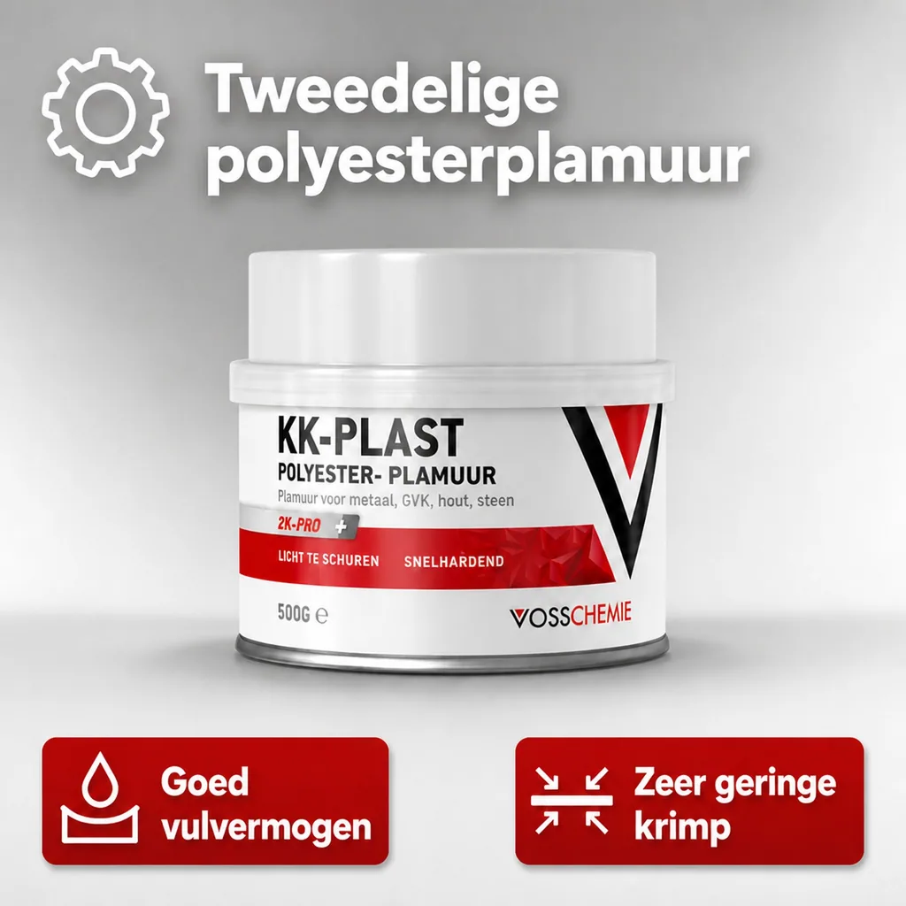 Polyesterplamuur, 2K plamuur, 500 g, plamuur auto