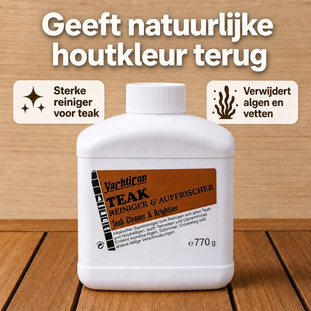 Teak reiniger, Teak schoonmaken, Teak ontgrijzer, 770 g