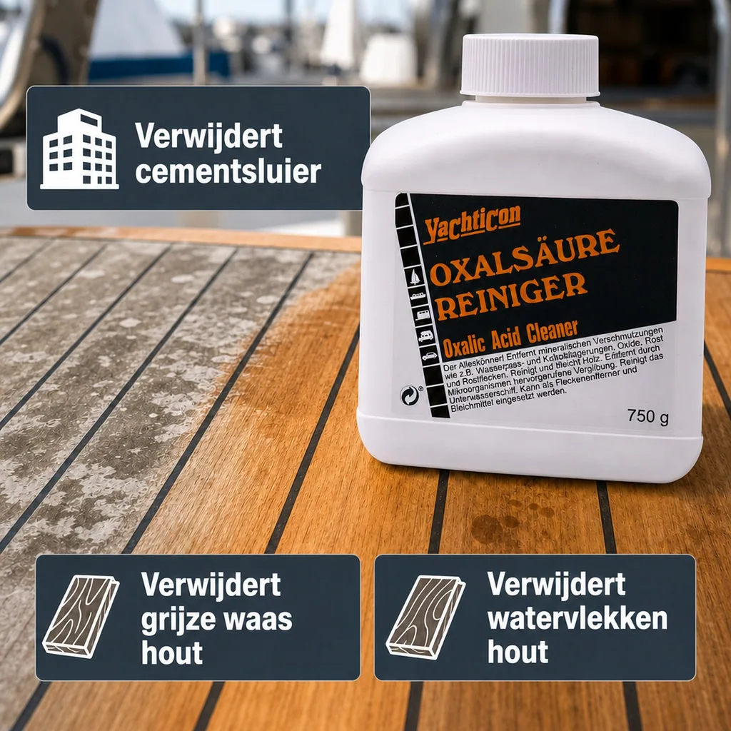 Oxaalzuur reiniger 750 g, allesreiniger, boot reiniger