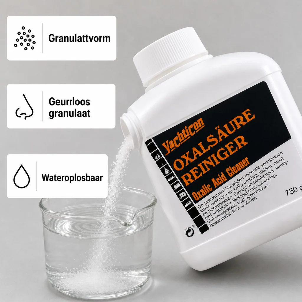 Oxaalzuur reiniger 750 g, allesreiniger, boot reiniger