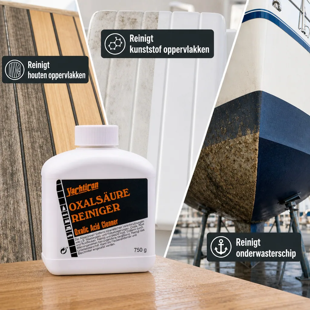 Oxaalzuur reiniger 750 g, allesreiniger, boot reiniger
