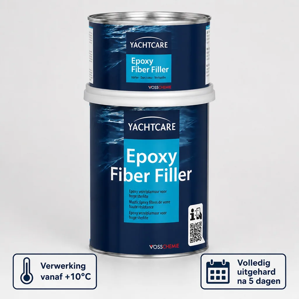 Epoxy plamuur 2 kg, vezel versterkte plamuur, epoxy vulmiddel