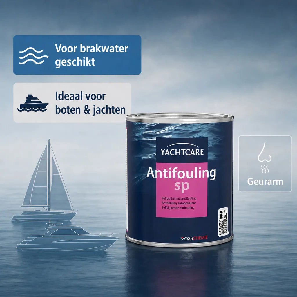 Antifouling boot, 750 ml, off-white grijs-wit, boot antifouling